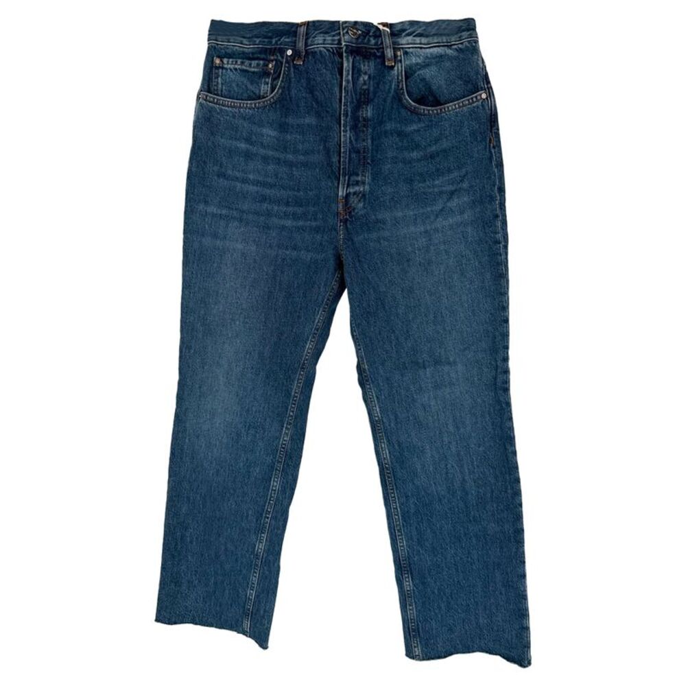 Totême Straight-Leg Jeans in Blue Cotton